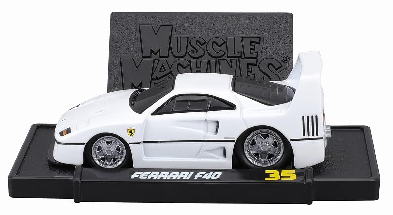 

Maisto Muscle Machines Series MM Ferrari F40 White Finished Product 1/64