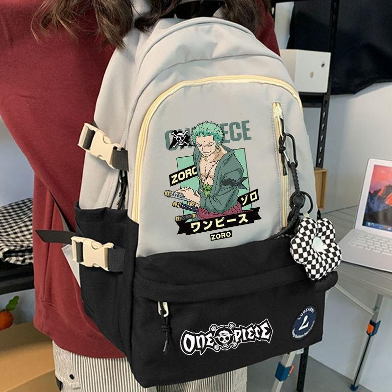 One Piece Themed Backpack, Suitable for Students, Large Capacity Bag.