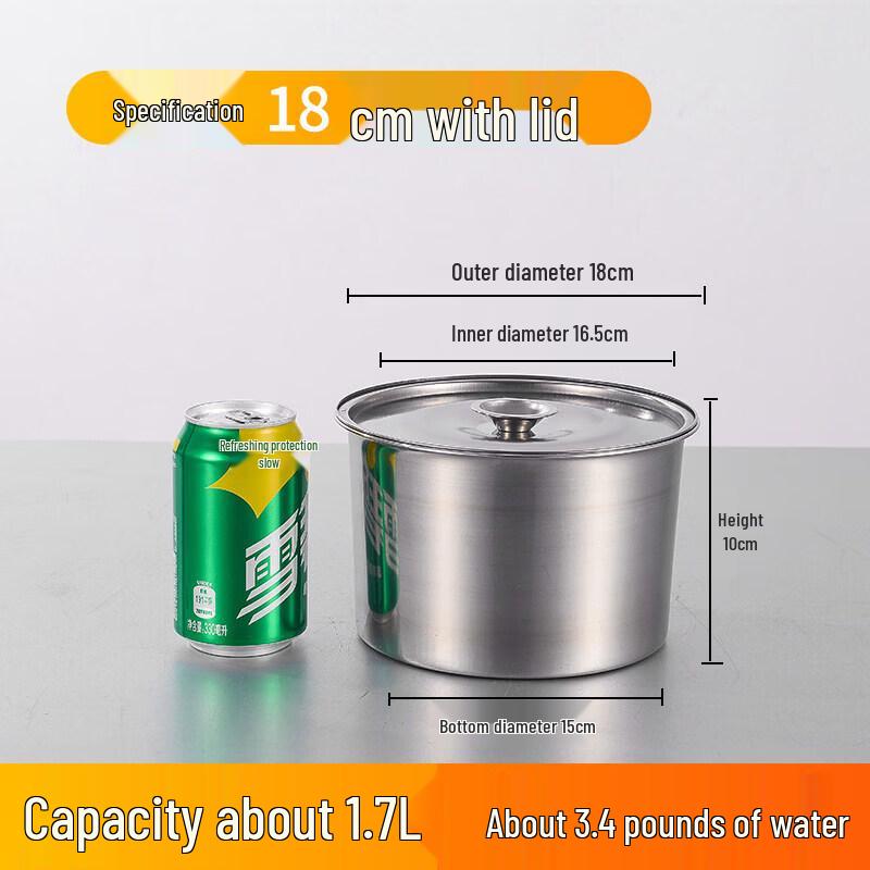 304 Stainless Steel Seasoning Jar with Lid