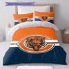 Chicago Bears Pattern Bedding Home Decoration Birthday Gift ( 1 Duvet Cover + 2 Pillowcase, Without Core),fan Merchandise.