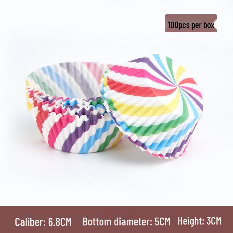 Snowy Niang Oilproof Cartoon Cake Cups - Cupcake Liners & Butter Paper for Baking