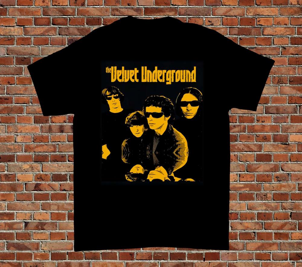 The Velvet Underground Band Member Black All Size Gift Shirt Unisex T-Shirt L