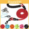 Laisse pour chien réfléchissante durable de 1,5 m avec poignée rembourrée pour grandes et petites races