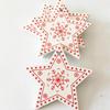 100PCS/Set Natural Wooden Christmas Ornaments Hanging Pendants Kids Toys Snow Elk Chirstmas Tree CDN