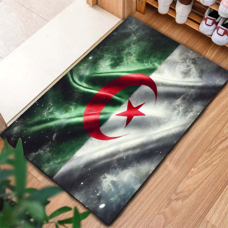 Algeria National Football Team Carpet Rug for Living Room Bedroom Home Sofa Decoration,Kids play Non-slip Floor Mat