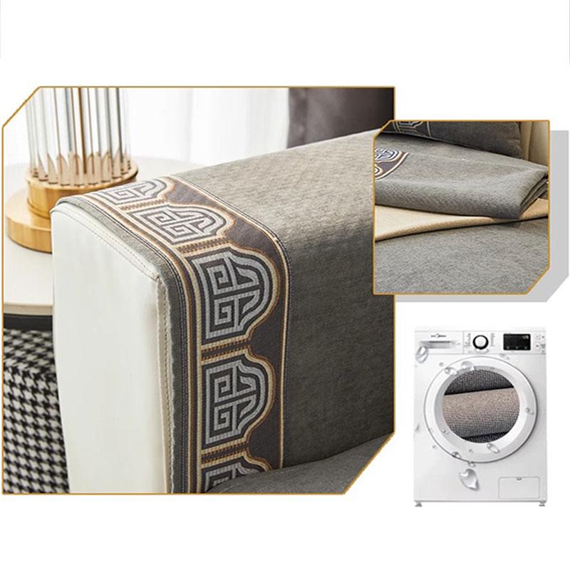 Chenille Sofa Cover for All Seasons Living Room Decoration Non-slip Sofa Seat Cover Couch Slipcover Dustproof Durable Sofa Towel