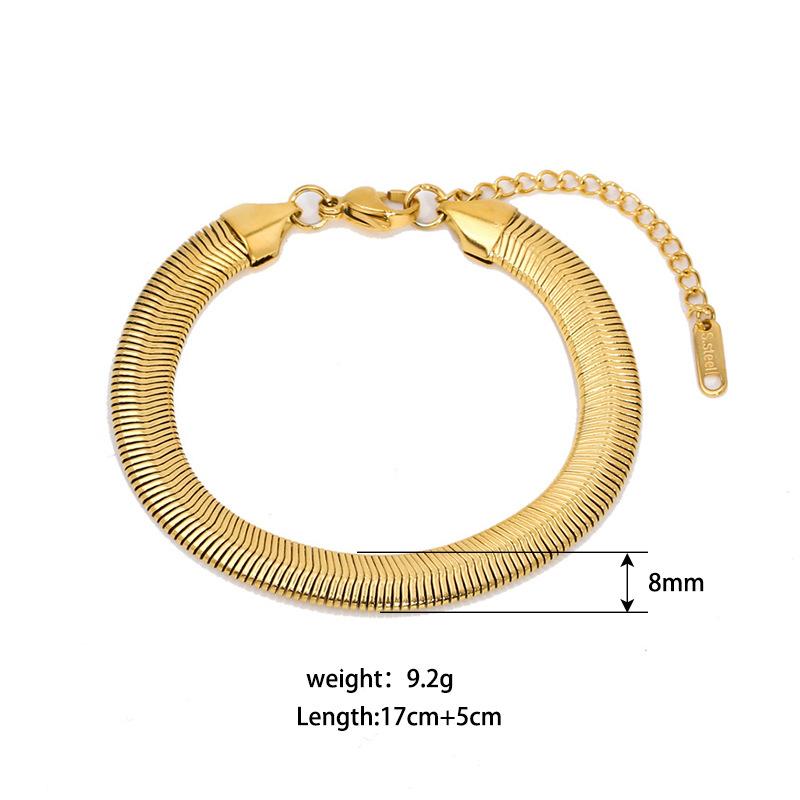Yori Classic Double Layer Exquisite Chain Stainless Steel Bracelet Men Women Charm Summer Beach Trendy Chic Jewelry