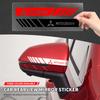 2 st Bilstyling Backspegel Dekorationsklistermärke Vinyl För Eclipse Lancer Outlander Pajero ASX Colt I200 Ex Star