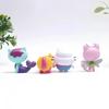 13 Pcs/set Gabby Dollhouse Anime Characters Car Smile Cat Hug Gaby Girl Doll Cartoon Children Gift Christmas Birthday Toy