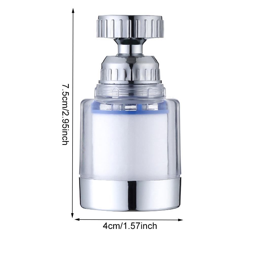 360stupňový filtr na vodu z kohoutku, vyměnitelný filtrační prvek, nástavec na odvápňování kohoutku, snadná instalace a výměna, vhodný pro kohoutek