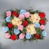 background wall Simulated flower rose embroidered ball birthday party wedding door decoration fake flower pendant wall decor