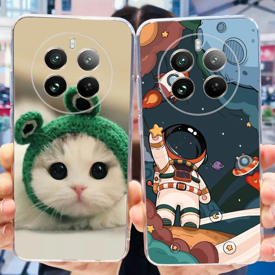 For Realme 12 Pro Plus Case New Fashion Painted Cover Clear Silicone Soft TPU Phone Case For Realme 12 Plus Realme12 Pro + Shell