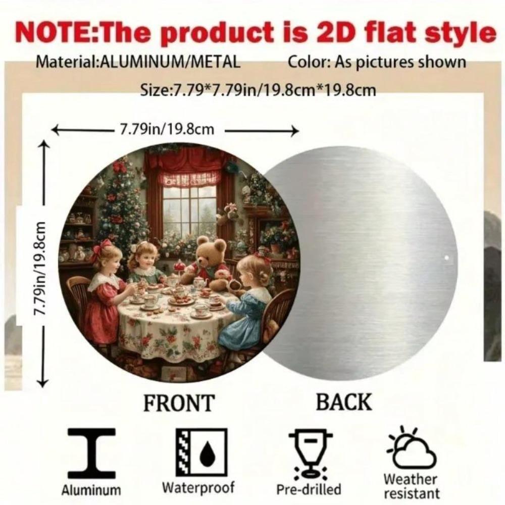 Tea Party Metal Wall Art Birthday Anniversary Wedding Home Office Decor