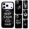 Hair Stylist Hairdresser Phone Case for iPhone 17 16 15 Pro Max Air 14 13 12 11 Plus Shockproof Cover