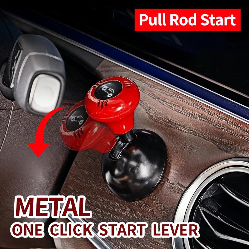 

car One Touch Start Button Rocker Push Button Cover Car Ignition Device Stop Start Button Cover Car Interior Decor Accessories Silvery