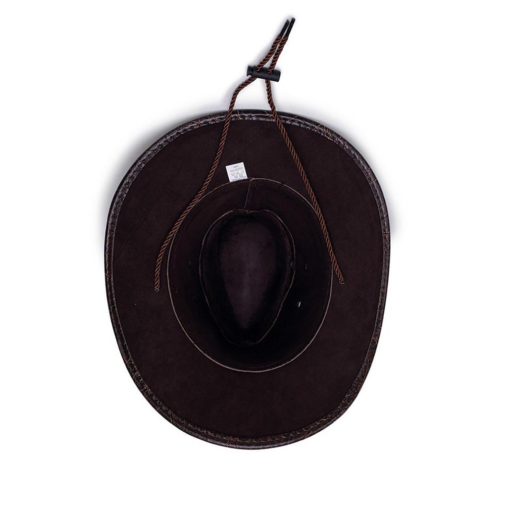 Herre Western Cowboyhatt Solhatt