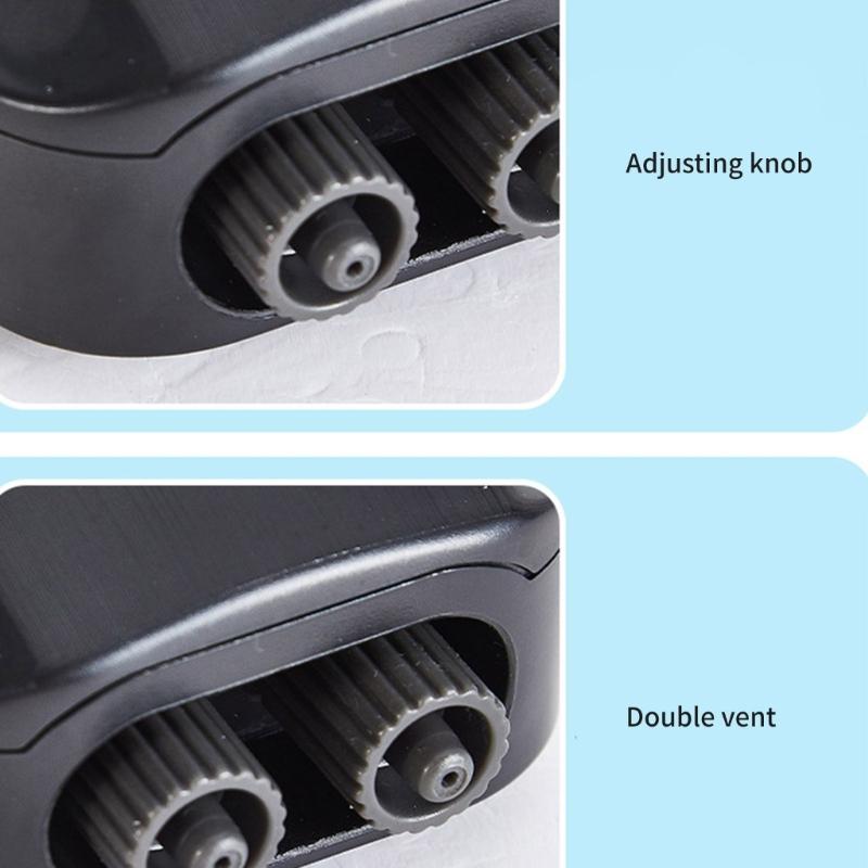 Low Noise Oxygen Pump For Aquarium 2.5W Energy Efficient Aerator With Small Size Great For FishTank Water Maintenance