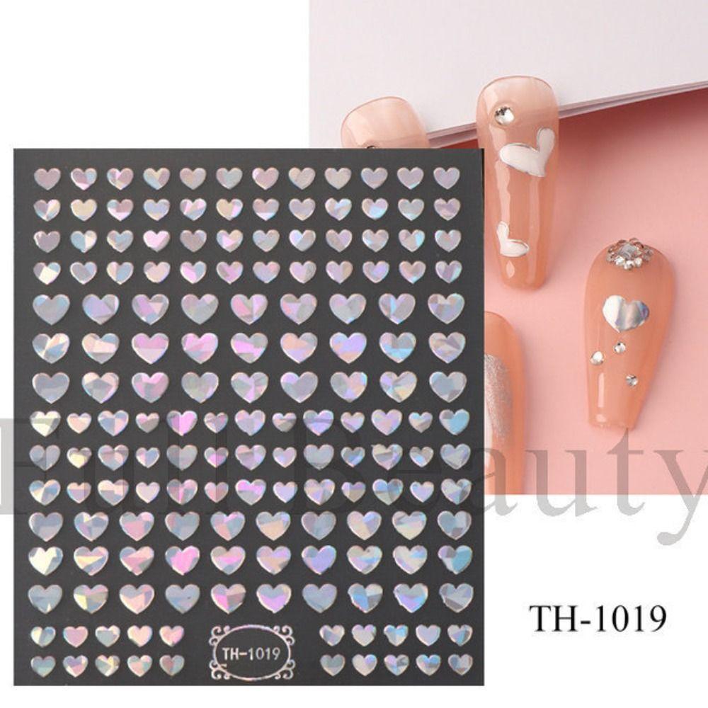 Sakura Flower Nail Art Decal Laser Adhesive Slider DIY Gel Slider  Manicure Decor