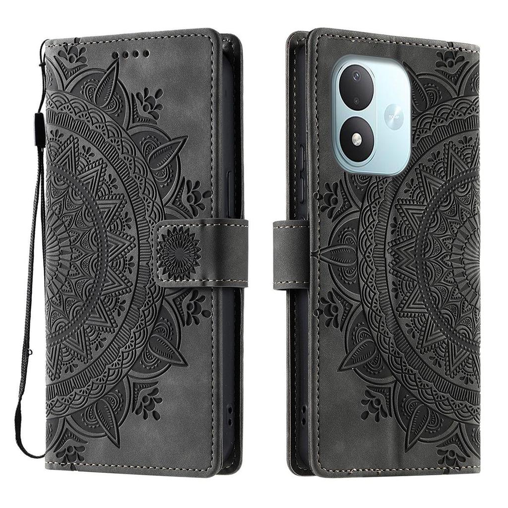 For Xiaomi Redmi Note 17 5G,17 4G Mandala Embossed PU Leather Flip Wallet Phone Case