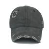 Ripped Brim Hole Baseball Cap Visor Sunscreen Hats Vintage Streetwear Sun Hat  For Man Women Unisex