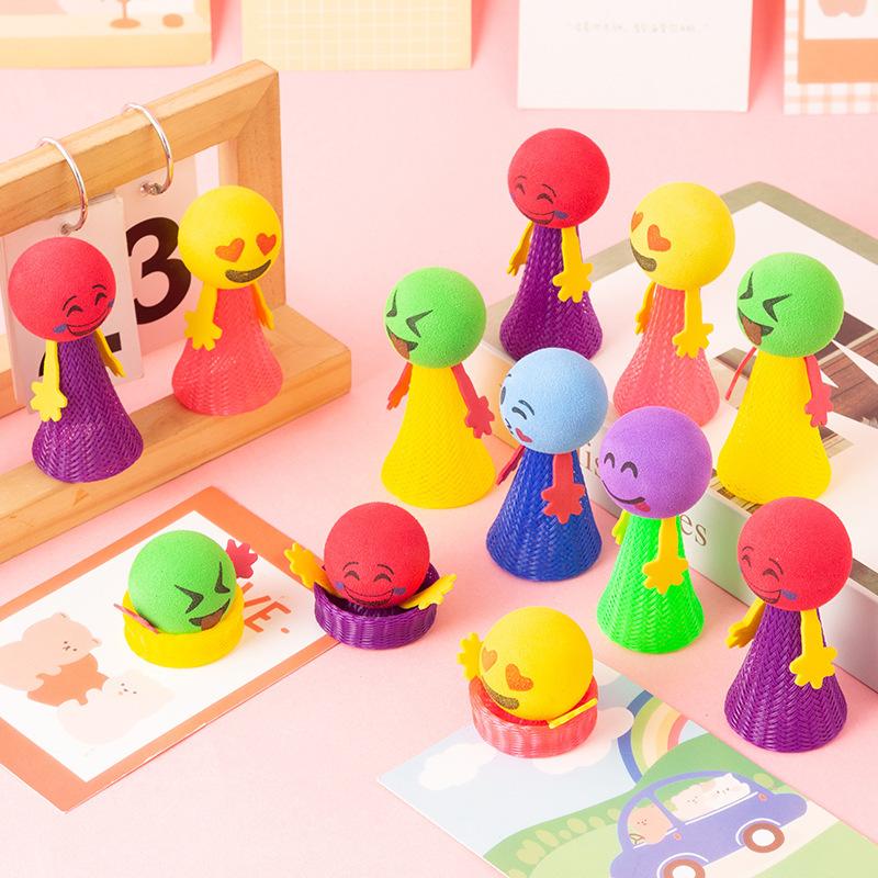 20Pcs Vibrant EVA Jumping Doll Spring Toys for Kids Birthday Party Favors Guest Gifts School Prize Goodie Bag Pinata Fillers