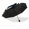 1pc Tiger Moon Automatic Umbrella High Quality Canopy, Portable Folding Umbrella with, Ideal Gift for - Travel, Everyday, Formal Events, Stylish Acces