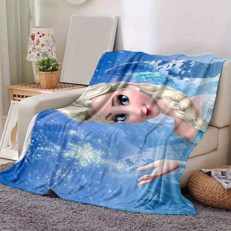 

1pc Elsa Frozen Princess Blanket, Perfect for Home, Office, Outdoor Use & Gift Idea 130x150cm