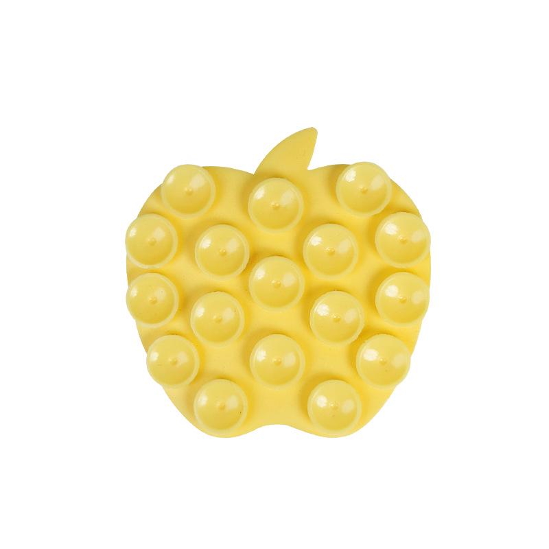 Heart and Fruit Shape Silicone Suction Cup Phone Holder
