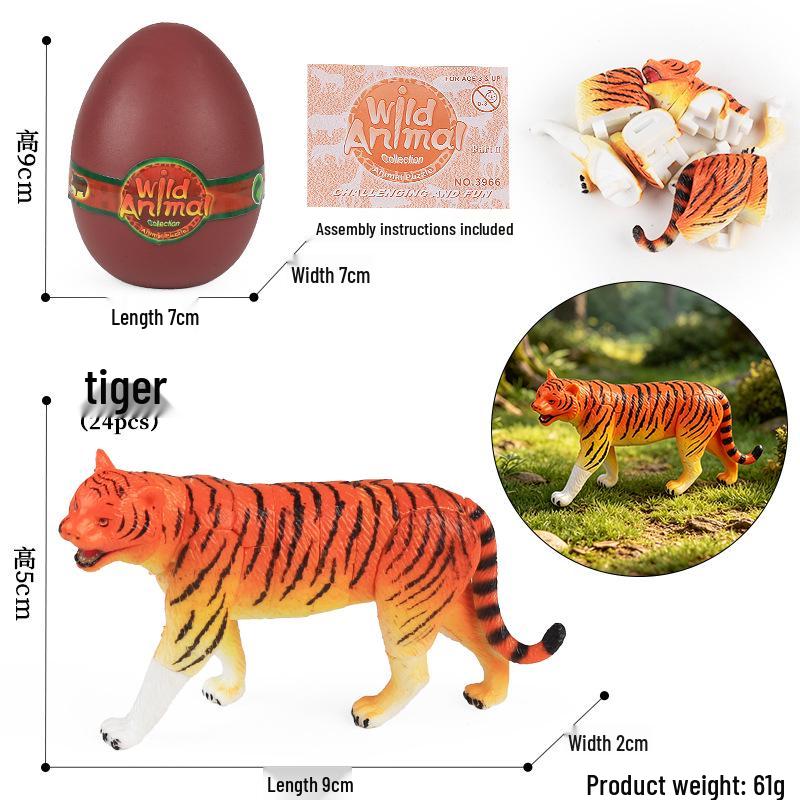 4D Insect Model Toy Set: Ladybug, Stag Beetle, Centipede, Ant, Fly, Mantis