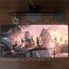 Gaming Wuthering Waves Hiyuki Mousepad Gaming Office Keyboard XXL Mouse Pad Anime Sexy Girl Rubber HD Printing Overlock Desk Mat