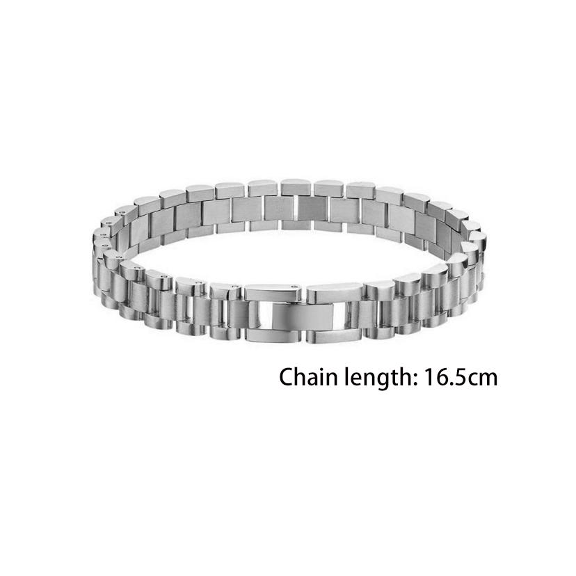 316L Stainless Steel PVD Plating Removable Chain Gold Bracelet Bangles for Men and Women
