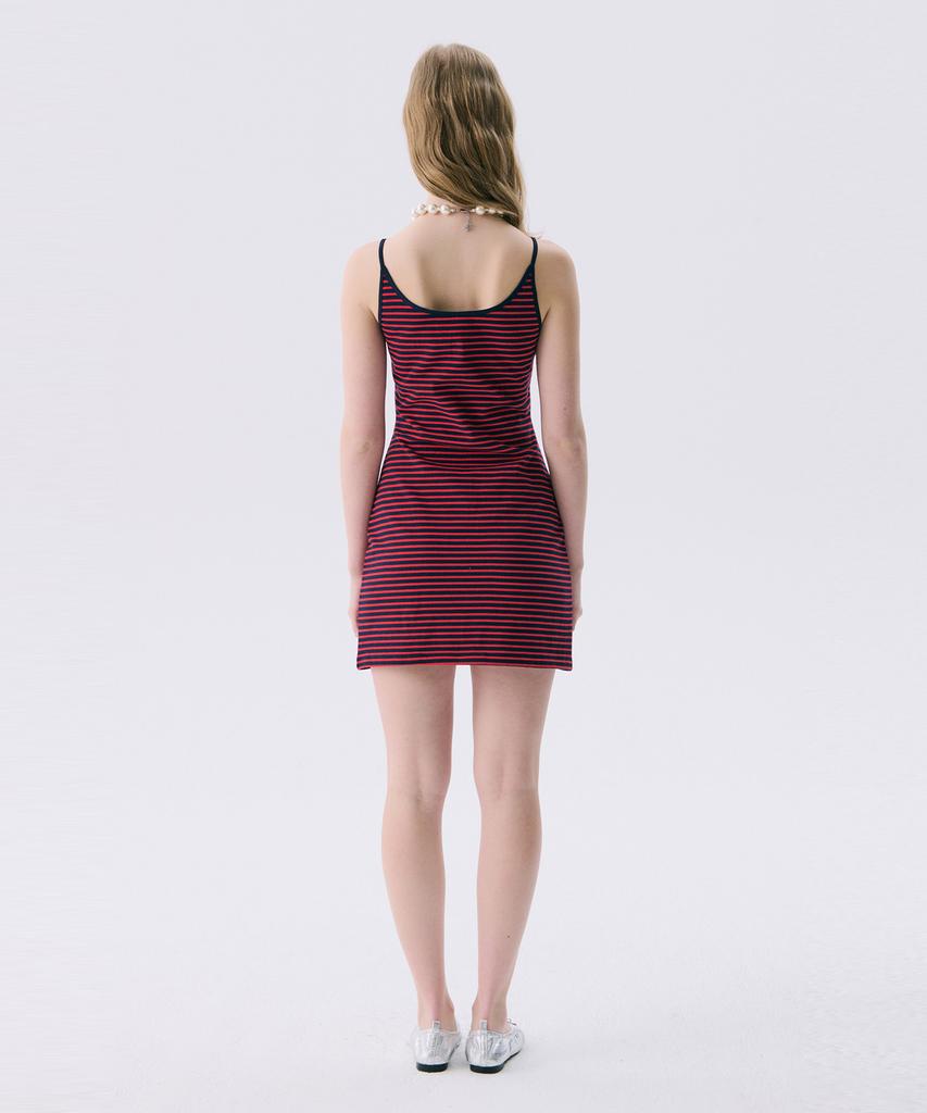 JUNEJUNE SPACE Vol11.Stripe Mini Jersey Dress_Red(Vol11.Stripe Mini Jersey Dress_Red)