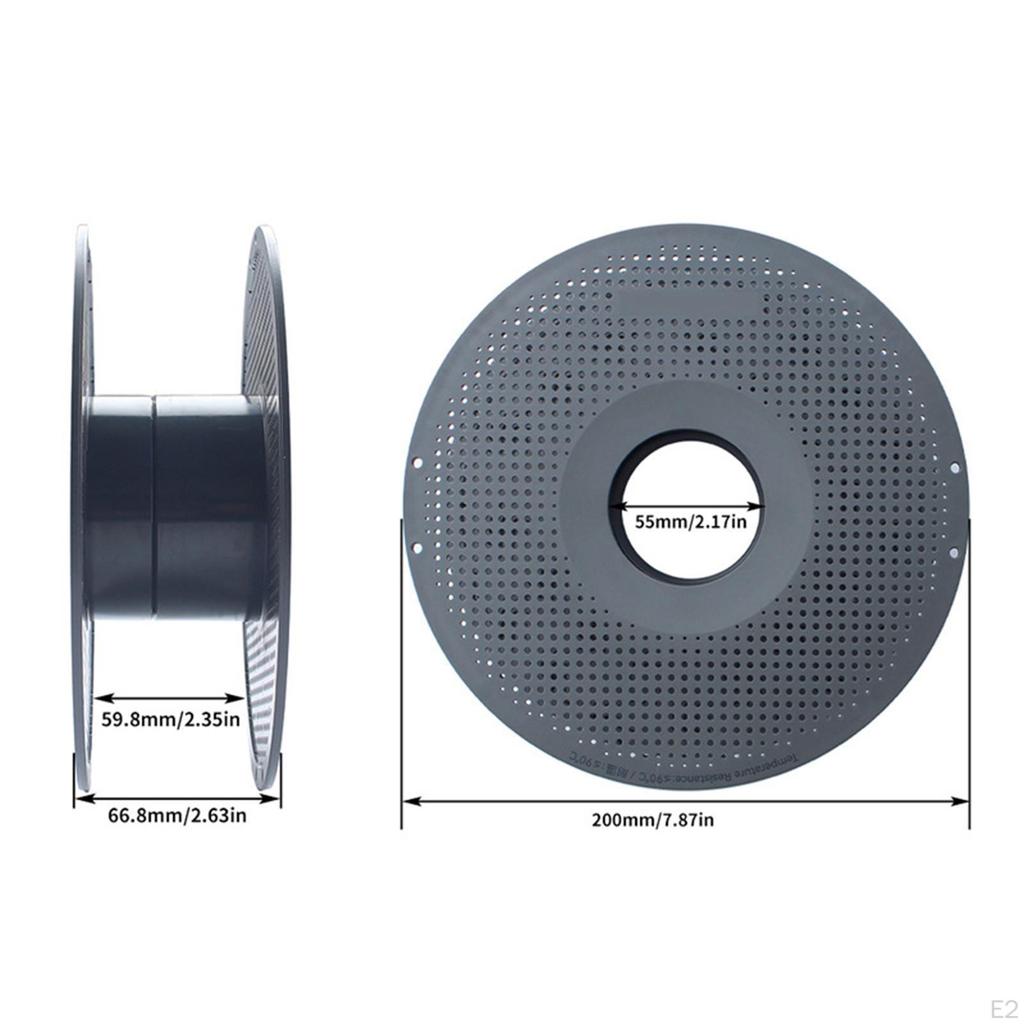 3D Printer Filament Empty Spool Replaces Professional Lightweight Consumables Compact