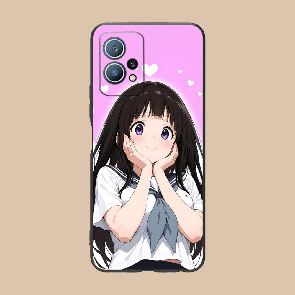 Hyouka Chitanda Matte TPU Mobile Phone Case for Huawei P60 P50 P40 P30 P20 P10 P9 P8 Pro Lite Plus Colorful Printing Cover