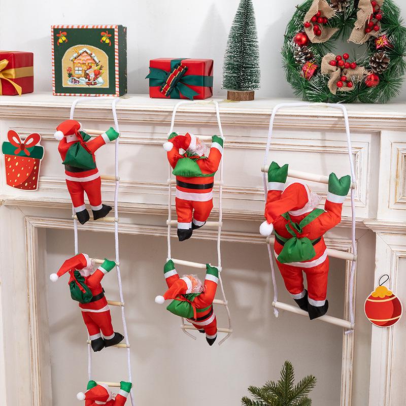 Weihnachtsmann Klettergerüst Weihnachtsbaumschmuck