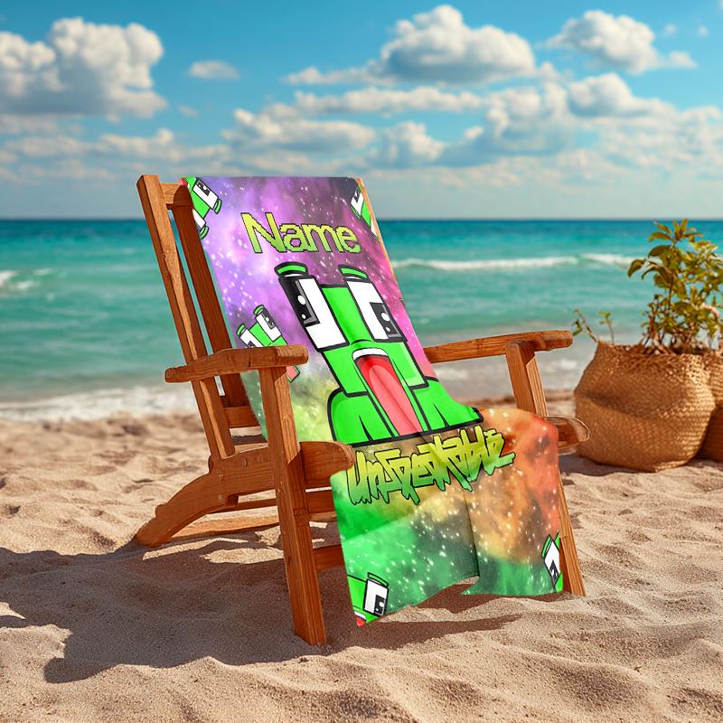 Personalized Customized Proof Beach Towel with Gaming Unspeakable Pattern - Soft, Absorbent,quick-drying,perfect Swimming,camping&bathing