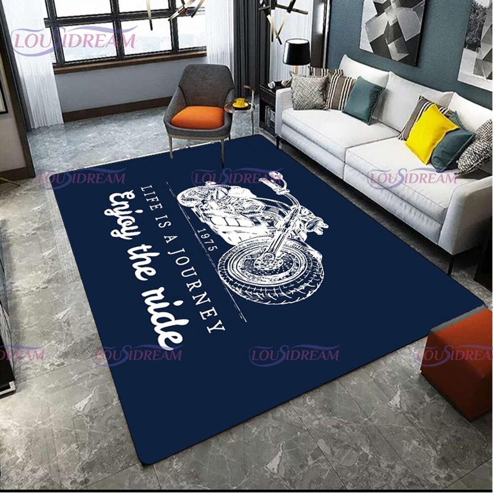 Tappeto Personalizzato con Motivo Alfabeto Moto Tappeto per Soggiorno Camera da Letto Tappetino per Porta Corridoio Bagno Antiscivolo