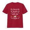 Unisexs My Favorite People Call Me Yaya Mothers Day T Shirt Black 2xl Vintage Washed Slightly Streetwear Soft Stylish Graphic