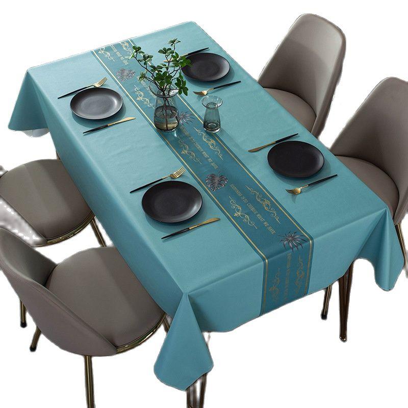 Moderne Donkere Serie Bedrukking Waterdichte Tafel Tafelkleed Bruiloftsdecoratie Rechthoekige Salontafels Hoes Picknickkleed