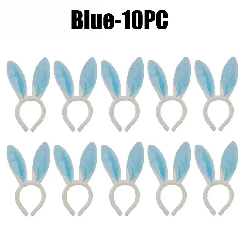 Cute Easter Bunny Ears Headband Women Fluffy Plush Hair Band Girl Rabbit Ear Headpiece Cosplay Costume Accessory For Party Gifts