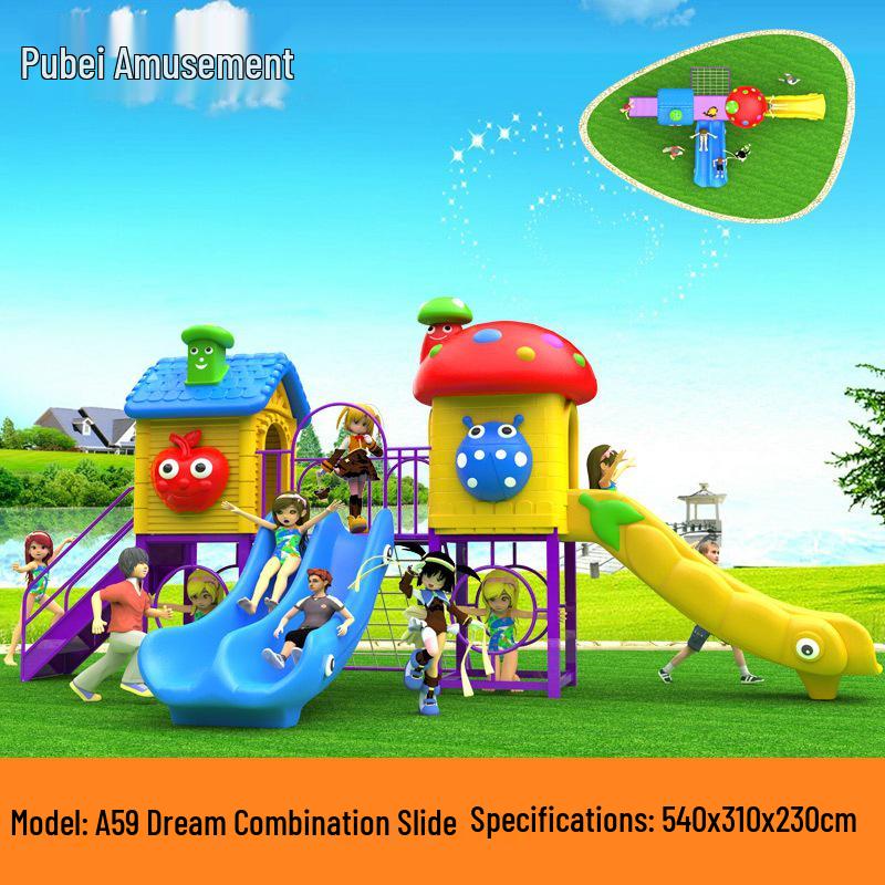 Adjustable Children's Plastic Square Table for Study & Dining