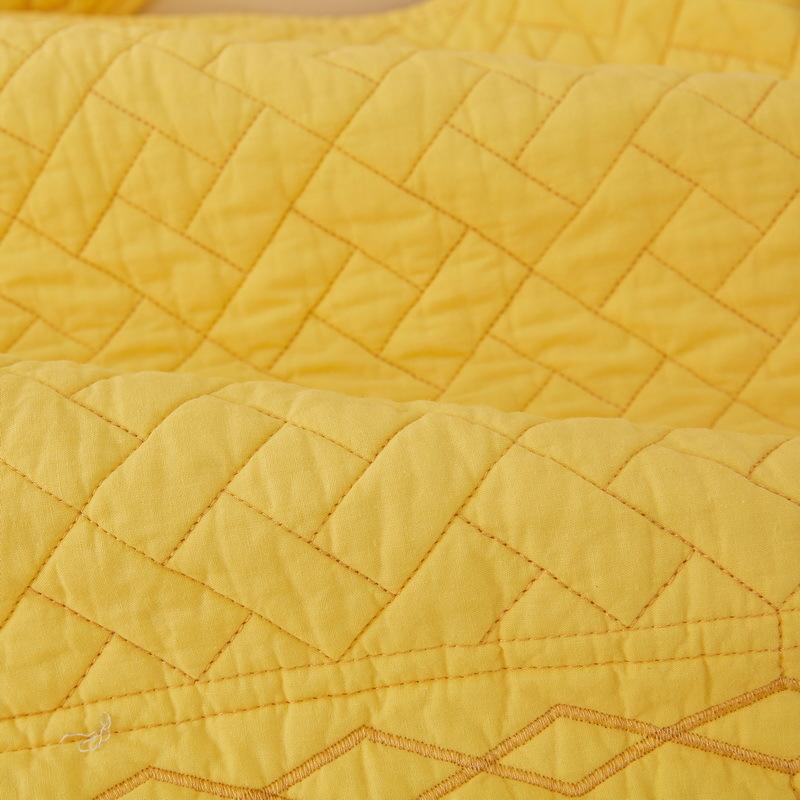 Solid Color Sofa Cushion Four Seasons Pure Cotton Fabric Non-Slip Cotton Cushion Universal Modern Sofa Cover Cover Towel