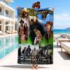 Yellows-tone Dutton Ranch Beach Towel, Microfiber Beach Towel, Perfect For Pool, Beach, Travel, Home Decor Beach Party Fan gifts