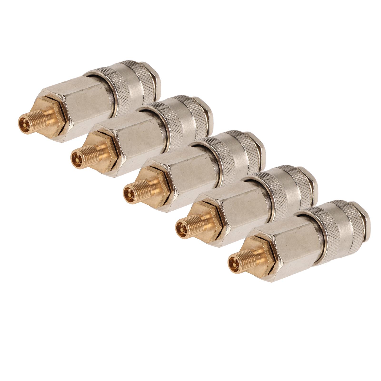 5 pièces Gonfleur de Pneu   Adaptateur Compresseur 3 en 1 Connecteur Rapide   Votre   Pompe vers Outils Pneumatiques
