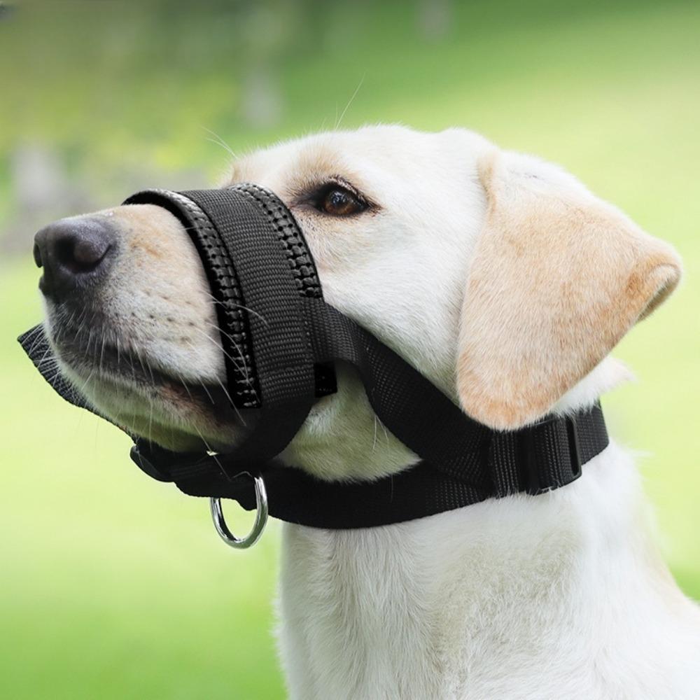 Adjustable Dog Muzzle Prevent Biting and Barking Safety Breathable Pet Muzzle Prevent Accidental Ingestion of  Dog Mouth Cover