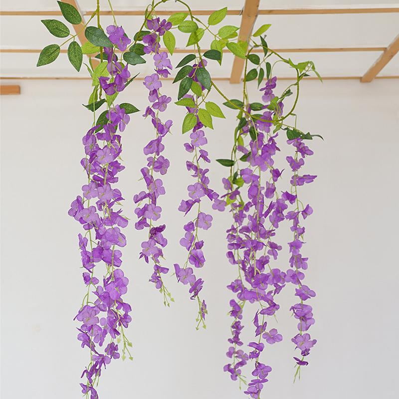 Artificial Plant Accessorie Eternal Violet Flower Wedding Guests Gifts Living Room Decoration Outdoor Hanging Fake Plants