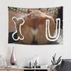 Christmas Knit Heart Pattern Tapestry Bedroom Decoration Wall Hanging Blanket Tapestry Cool Stuff For Room