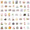 55/170 Easter Easter Rabbit Easter Eggs Doodle Stickers Suitcase Notebook Water Cup Stickers