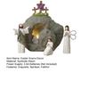 Easter Resurrection Scene Set Resin Easter Scene Empty Tomb Figurine Christian Easter Gifts for Religious