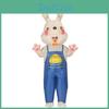 Cute Easter Bunny Inflatable Costume For Adults 150-190cm L Size